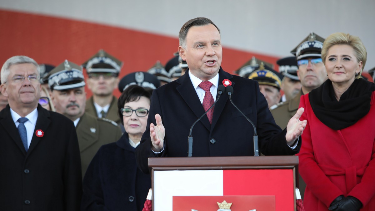 Andrzej Duda przemówił podczas obchodów Narodowego Święta Niepodległości