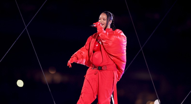 Rihanna performs at the 2023 Super Bowl.Christian Petersen/Getty Images