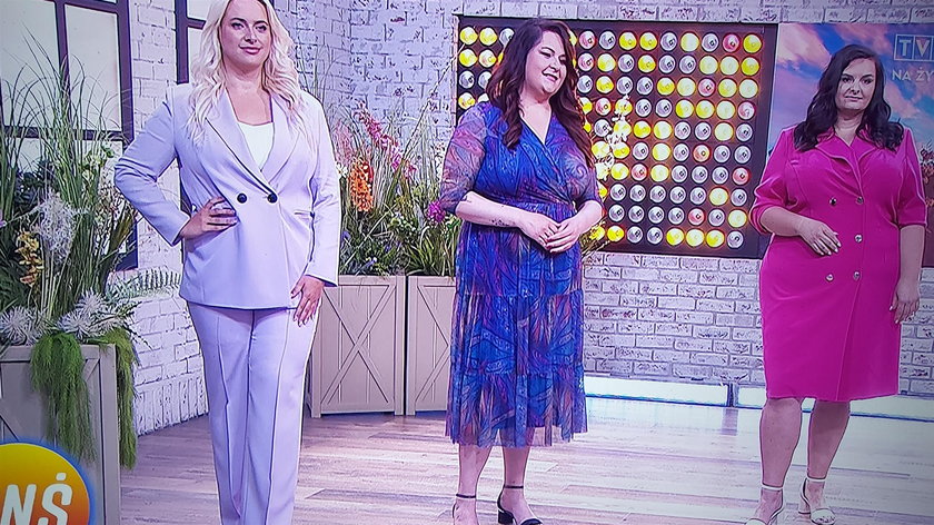 Trzy propozycje stylizacji komunijnych dla kobiet plus size.