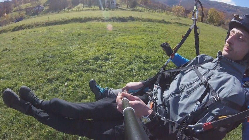 Marko Poledica na paraglajdingu