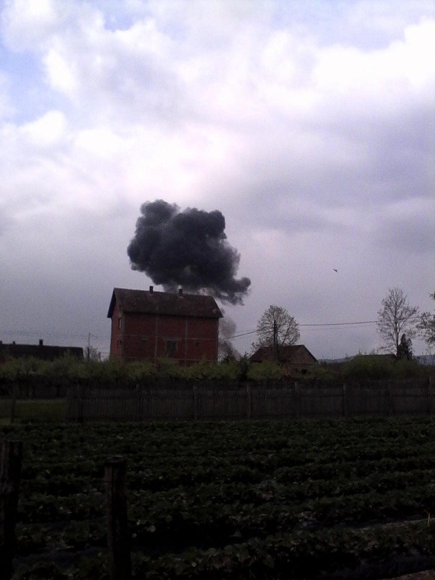 Neposredno posle pada "Galeba"