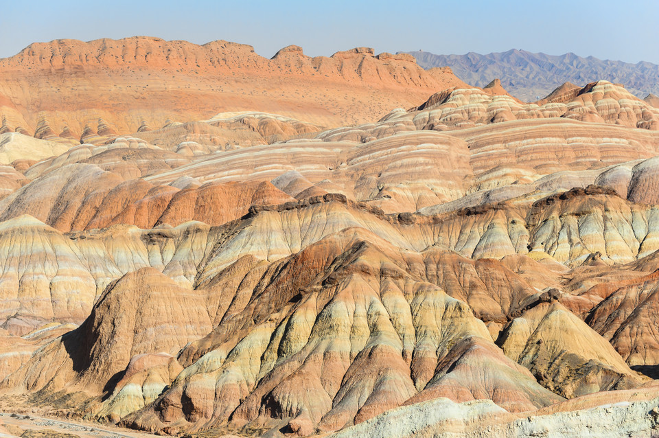 Krajobraz Danxia, Zhangye, Gansu, Chiny