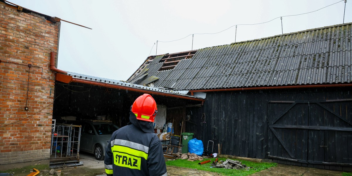 Gwałtowne burze nad Żywiecczyzną. Strażacy interweniowali ok. 50 razy