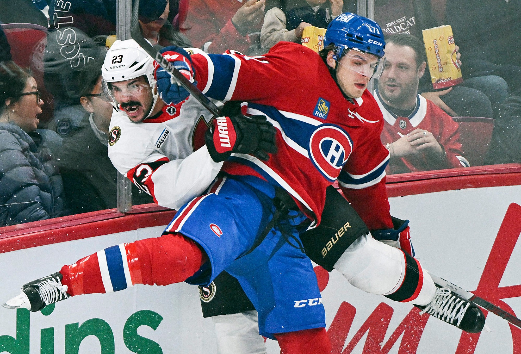 Zápas NHL: Montreal Canadiens - Ottawa Senators.