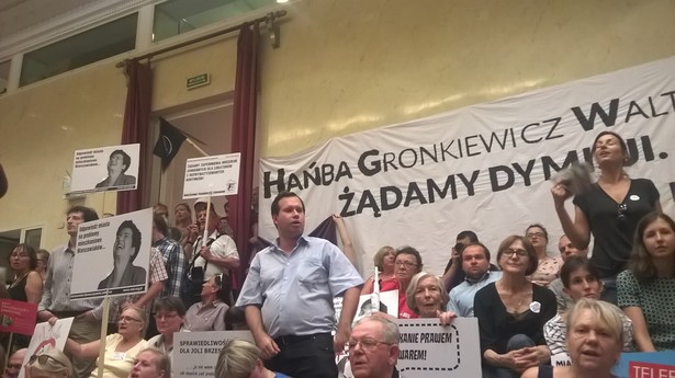Sesja rady miasta ws. reprywatyzacji Fot. Patryk Słowik