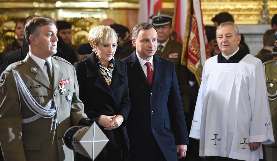 Andrzej Duda i Agata Kornhauser-Duda