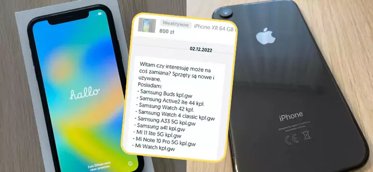 "Chciałam sprzedać iPhone'a. Wiadomości od Januszy biznesu zalały moją skrzynkę" [LIST]