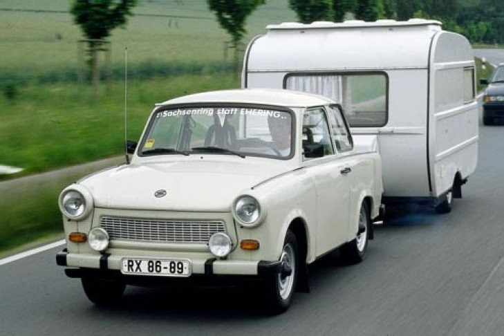 Trabant P601 bywał używany także do dalszych podróży, choć mieszkańcy NRD mogli prywatnie wyjeżdżać w zasadzie tylko do krajów Bloku Wschodniego. 