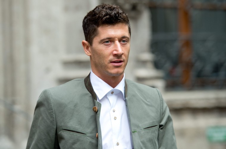 Tak Robert Lewandowski z kolegami z Bayernu świętował mistrzowski tytuł