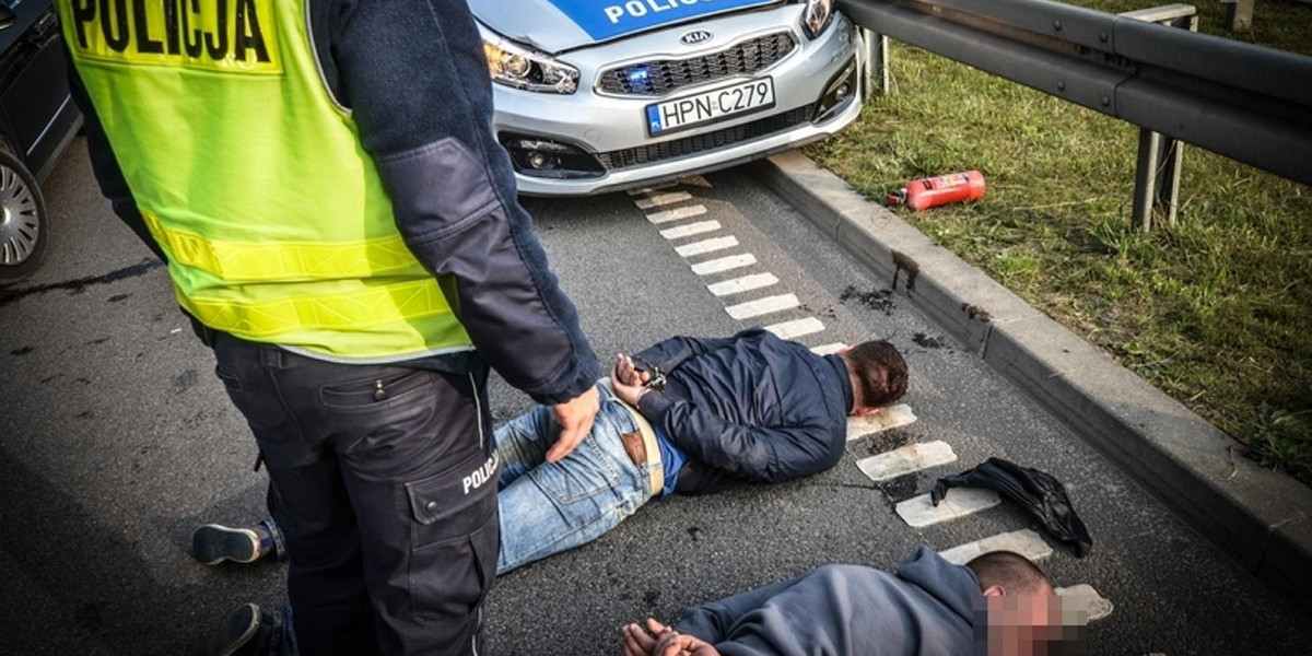 Pościg i strzały w Gdańsku. Zatrzymano dwóch mężczyzn