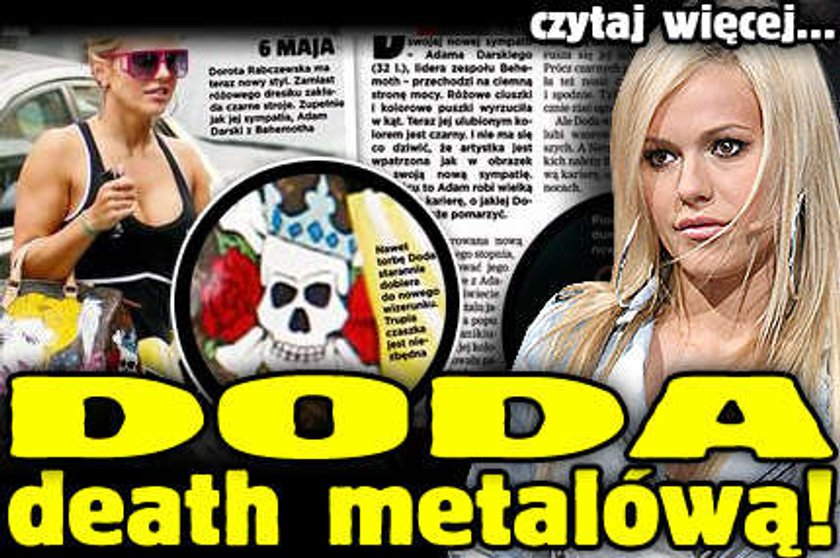 Doda death metalówą!