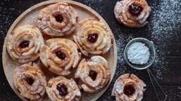 przepyszne i kruche róże karnawałowe siostry anastazji. wyglądają bajkowo