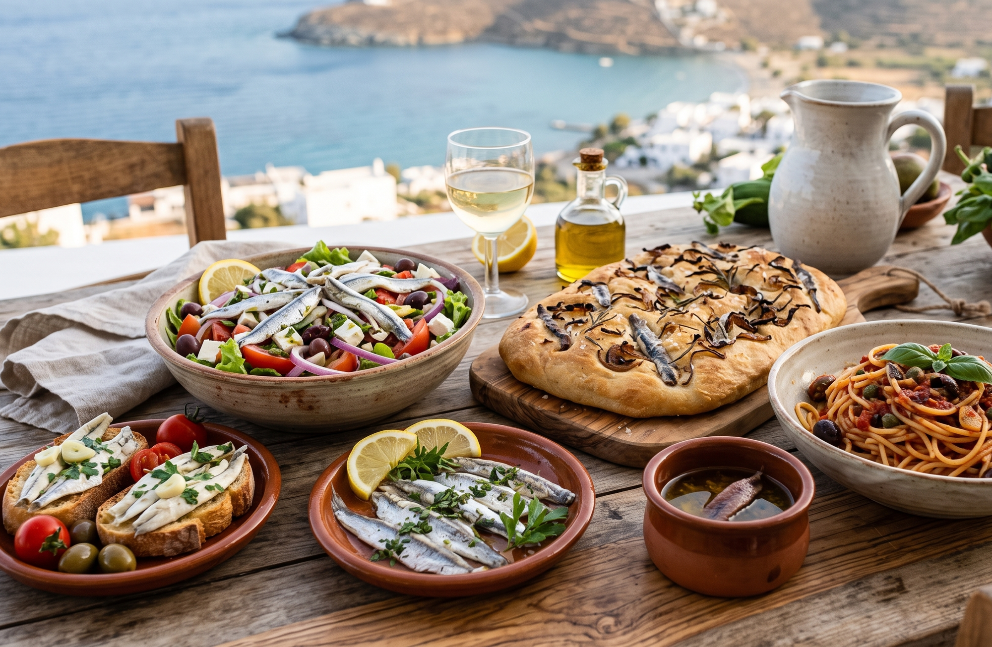 Ančovičky sú neoddeliteľnou súčasťou stredomorskej kuchyne a často sa používajú na tapas, pečive, v šalátoch, cestovinách či omáčkach.