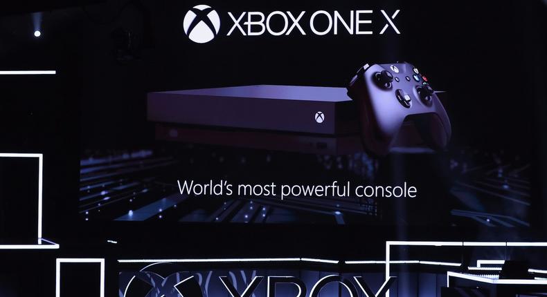 Microsoft announced the new Xbox One X console on Sunday.