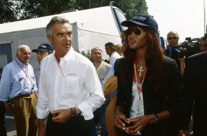 Flavio Brijatore i Naomi Kembel