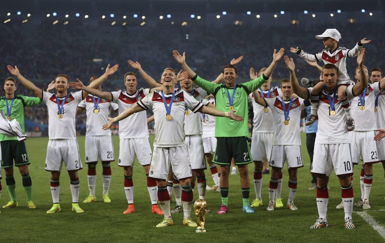 Radość Niemców ze zdobycia mistrzostwa świata