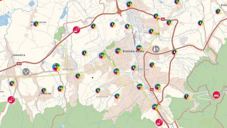 Mapa (nie)bezpieczeństwa coraz powszechniejsza