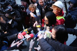 Żona wpłynie na prezydenta? Komorowska po spotkaniu z rodzinami górników