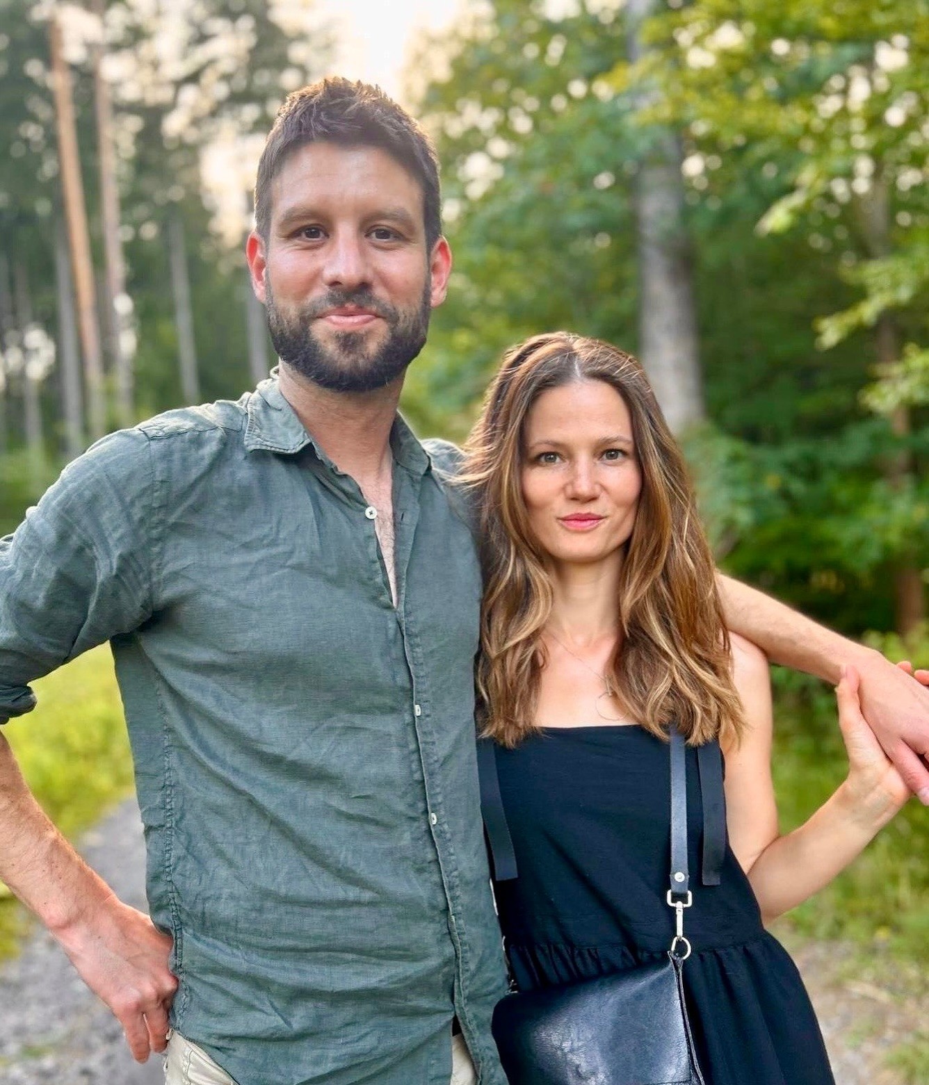 Michal Šimečka a jeho partnerka Soňa Ferienčíková.