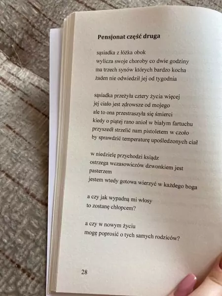 Fragment poezji Pauliny / dzięki uprzejmości rozmówczyni