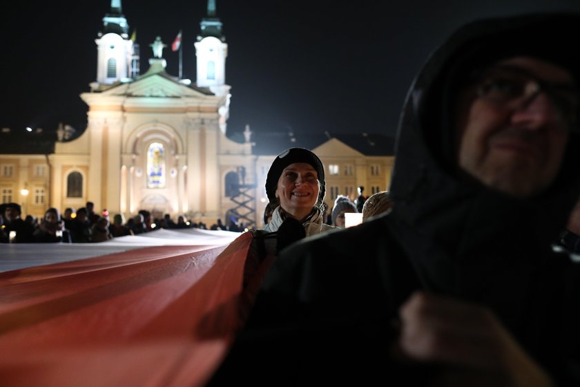 Demonstracja przed Sądem Najwyższym