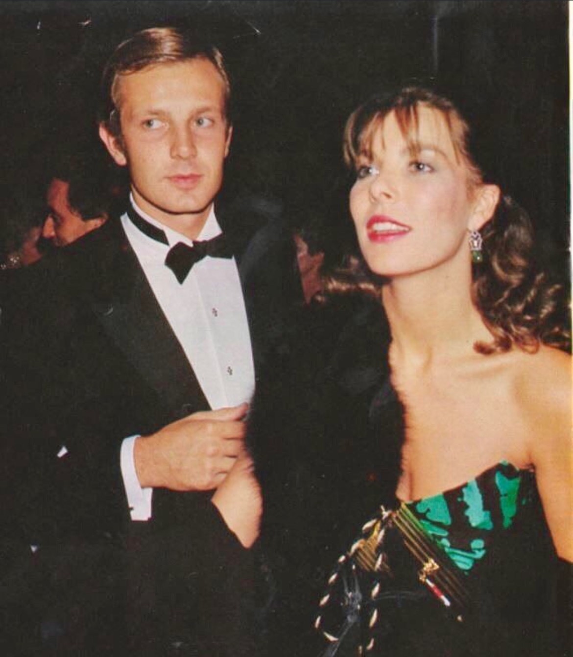 Karolína a Stefano Casiraghi počas koncertu Franka Sinatru.