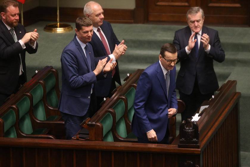 Rząd Morawieckiego z wotum zaufania