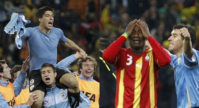 Luis Suarez says he celebrated Asamoah Gyan’s penalty miss like a goal