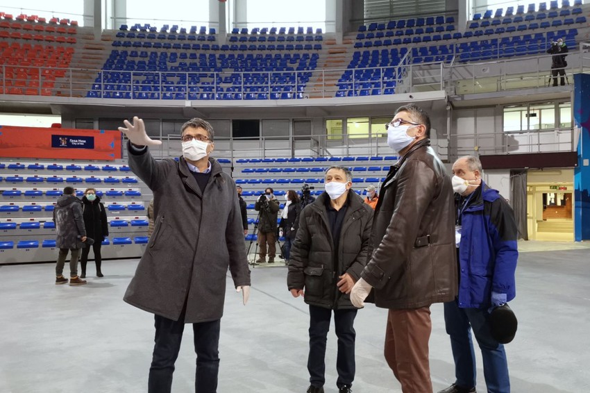 Gradonačelnik Niša Darko Bulatović obišao halu "Čair"