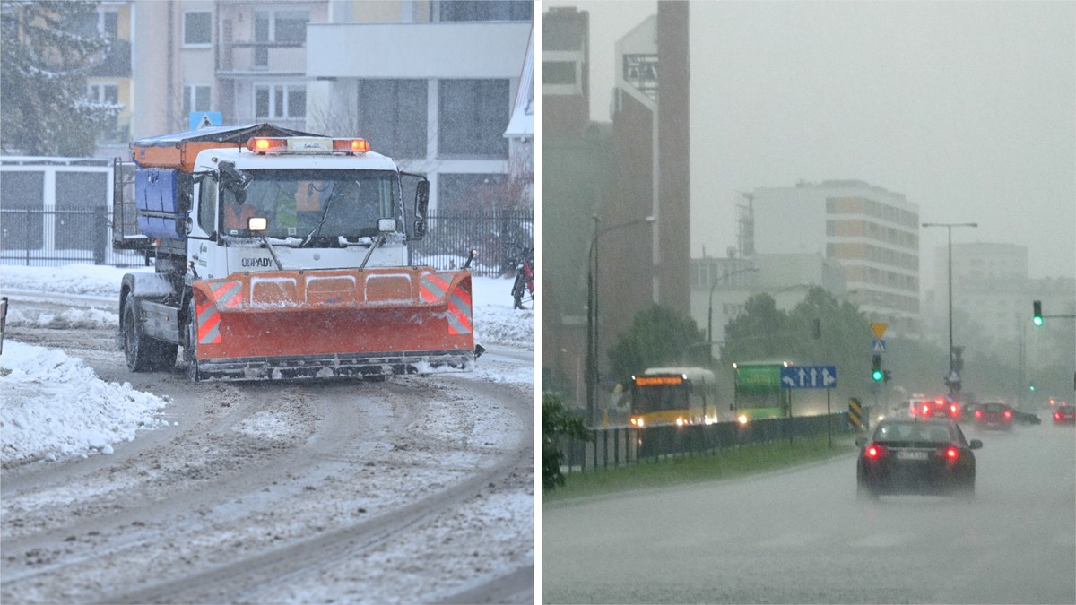 Załamanie pogody w Polsce trwa. Ulewy i opady śniegu nie odpuszczą. W tych regionach będzie najgorzej