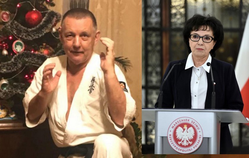 Marian Banaś i Elżbieta Witek