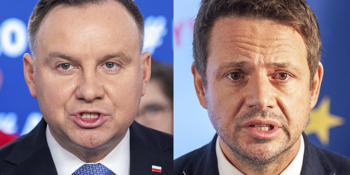 Andrzej Duda i Rafał Trzaskowski