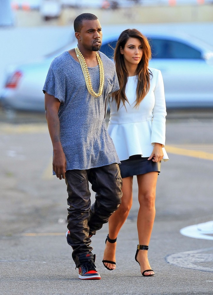 Kim Kardashian i Kanye West/fot. East News