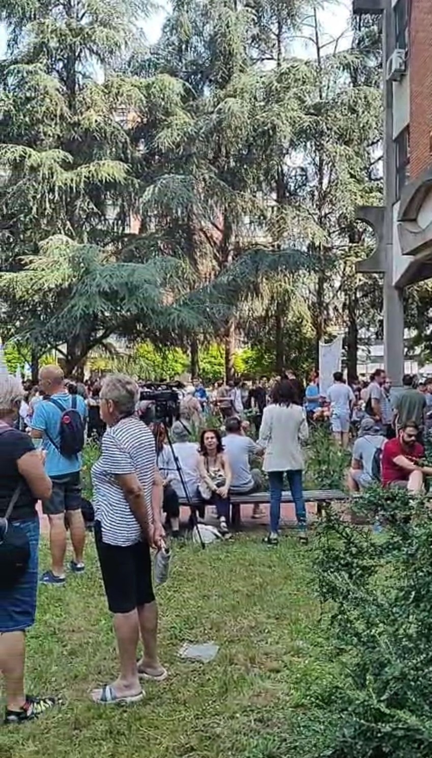 Protest ispred Trećeg osnovnog tužilaštva