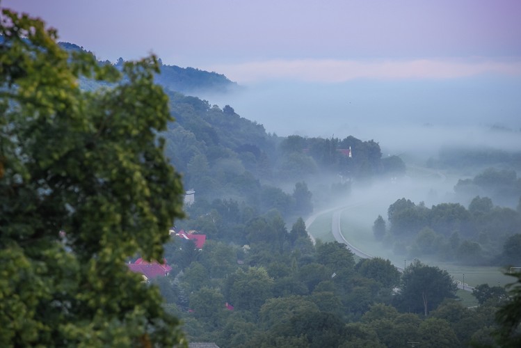 Piękny Kazimierz Dolny nad Wisłą
