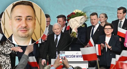 Prof. Biskup o braku ziobrystów u boku Kaczyńskiego. Symboliczny obrazek w sztabie PiS