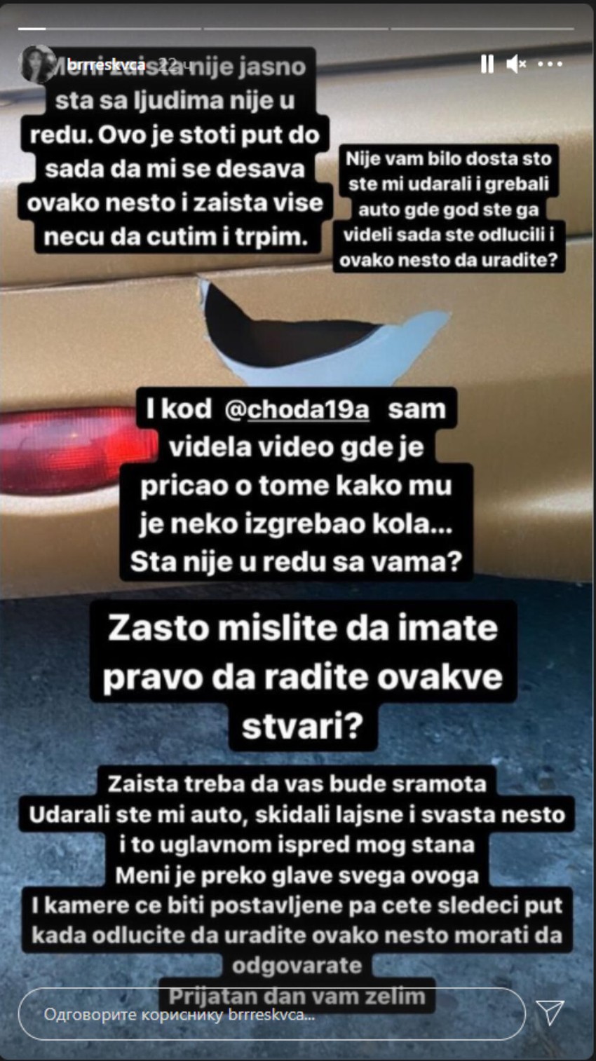 Breskvica, auto