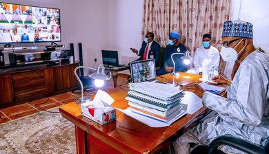 Buhari joins virtual FEC meeting from his Daura country home