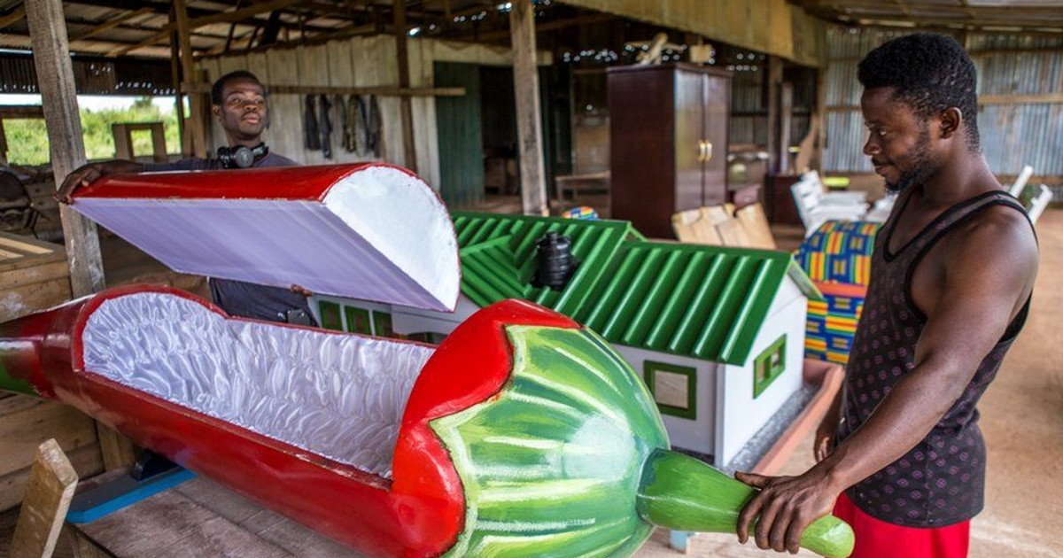 Celebrating death in style Do you know about Ghana's fantasy coffins