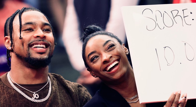 Simone Biles and Jonathan Owens have been together for over four years.Carmen Mandato/Getty Images