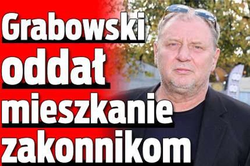 Grabowski oddał mieszkanie zakonnikom