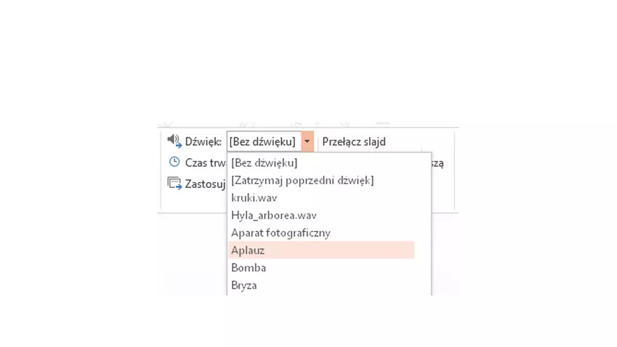 PowerPoint 2013 - jak dodać własny dźwięk do prezentacji