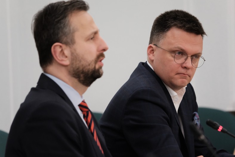 Spotkanie Władysława Kosiniaka-Kamysza i Szymona Hołowni z ekspertami w Sejmie (14.02.2023)