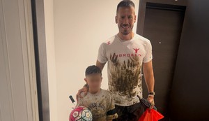 Nikola Rokvić sa sinom