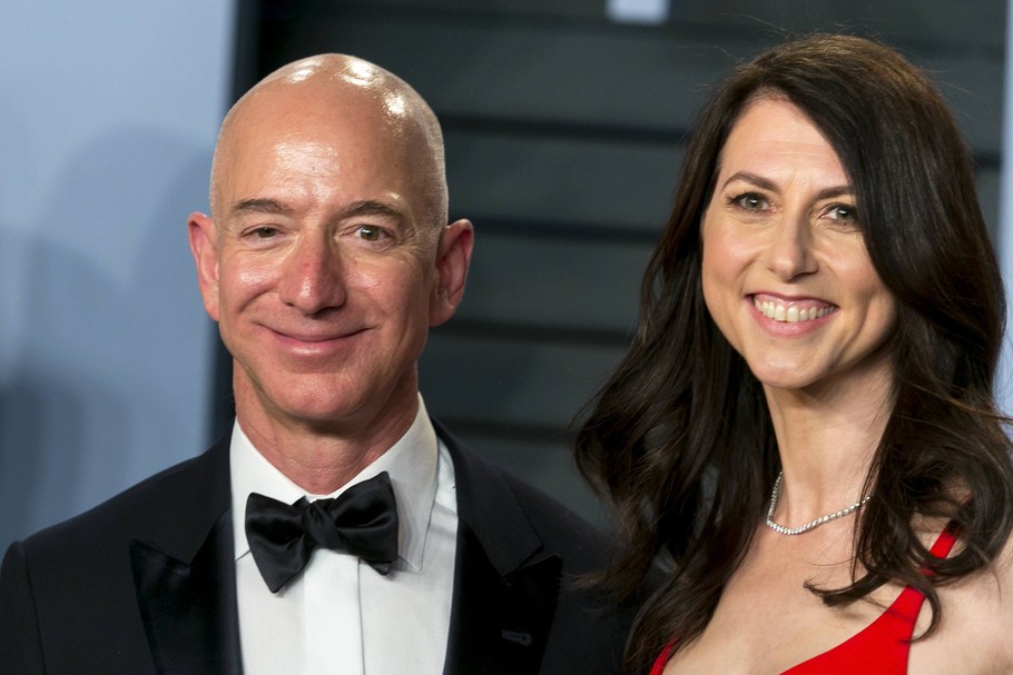 Jeff Bezos i MacKenzie Bezos w marcu 2018 r.