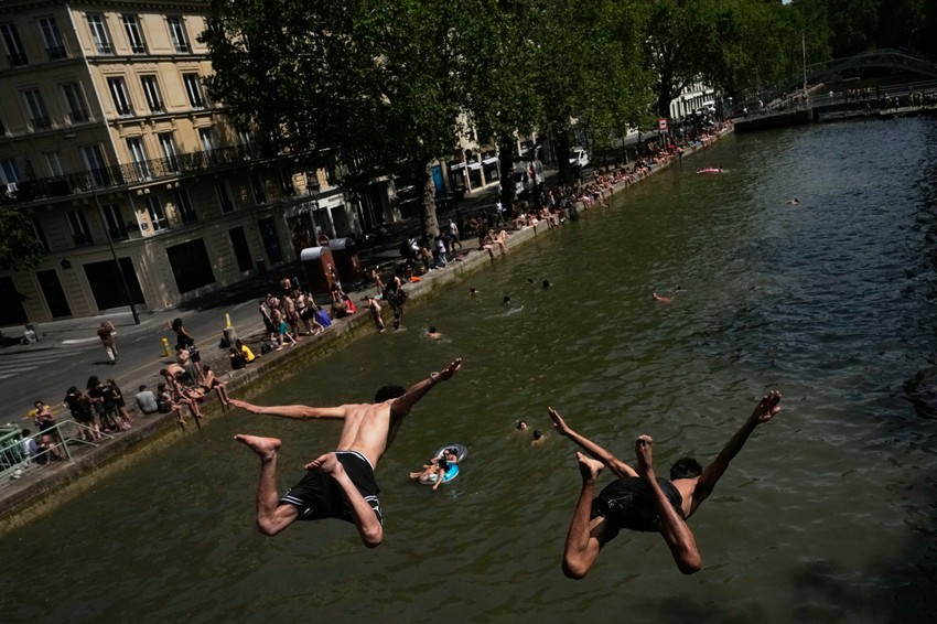 Vrućine u Francuskoj, Pariz 23. juna