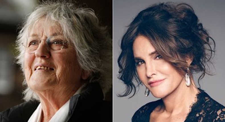 Germaine Greer and Caitlyn Jenner