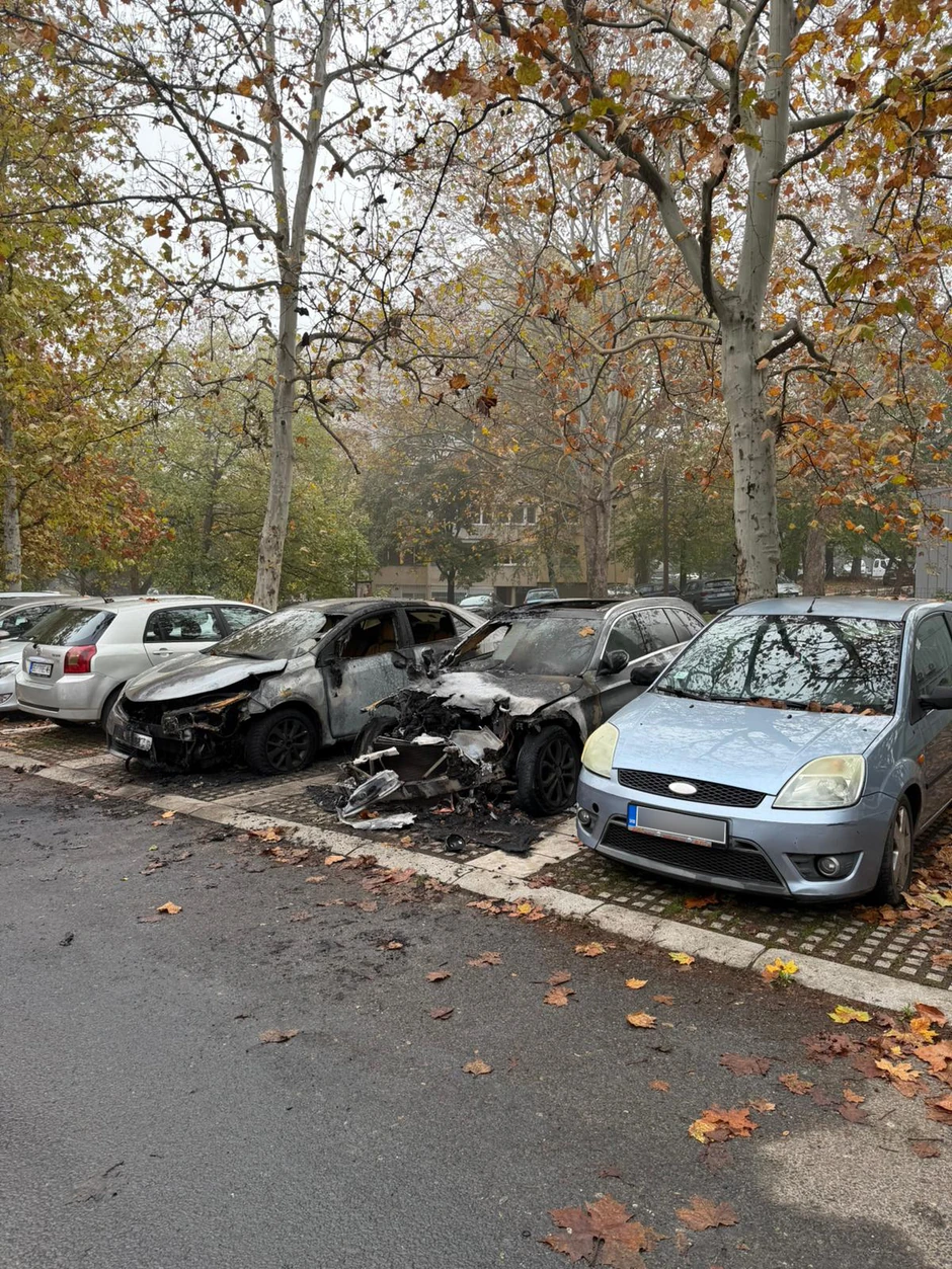 Zapaljen automobil na Voždovcu