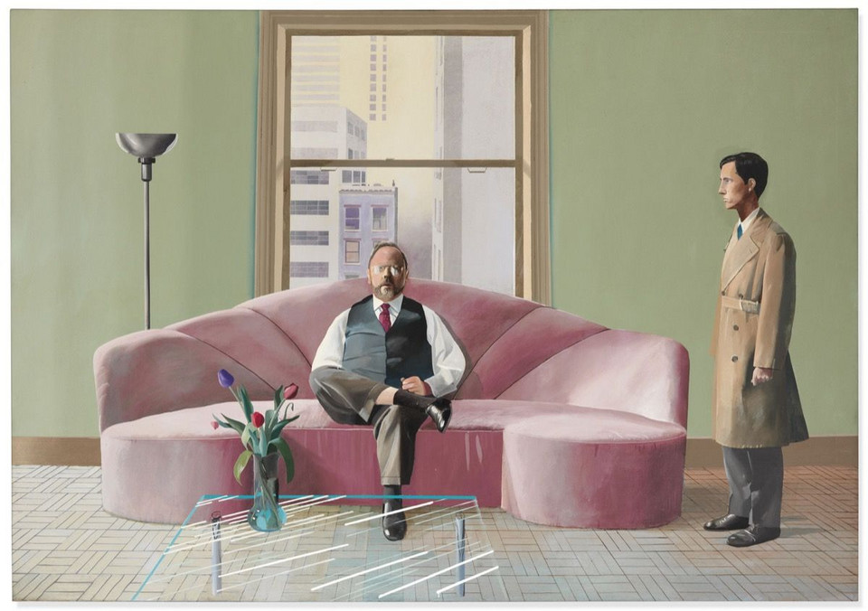 David Hockney, "Henry Geldzahler and Christopher Scott" (1969) - 49 557 100 dol.