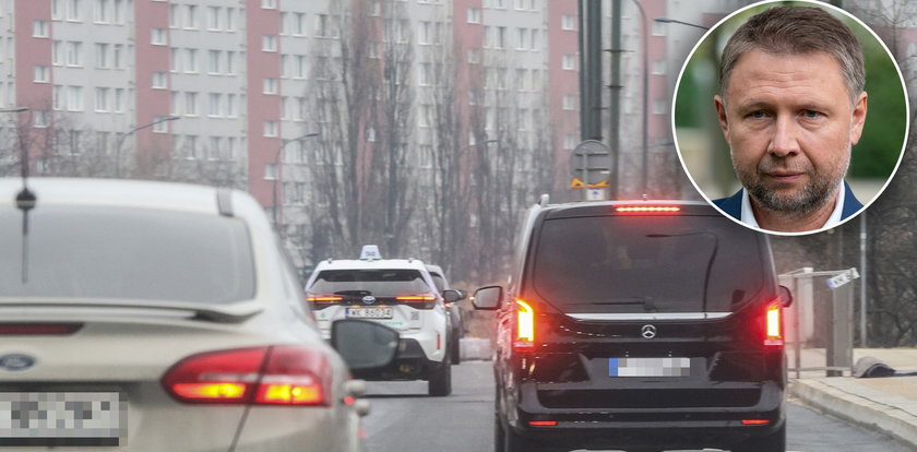 Kierowca Kierwińskiego dał popis na drodze. Tyle mógłby otrzymać mandatu [ZDJĘCIA]